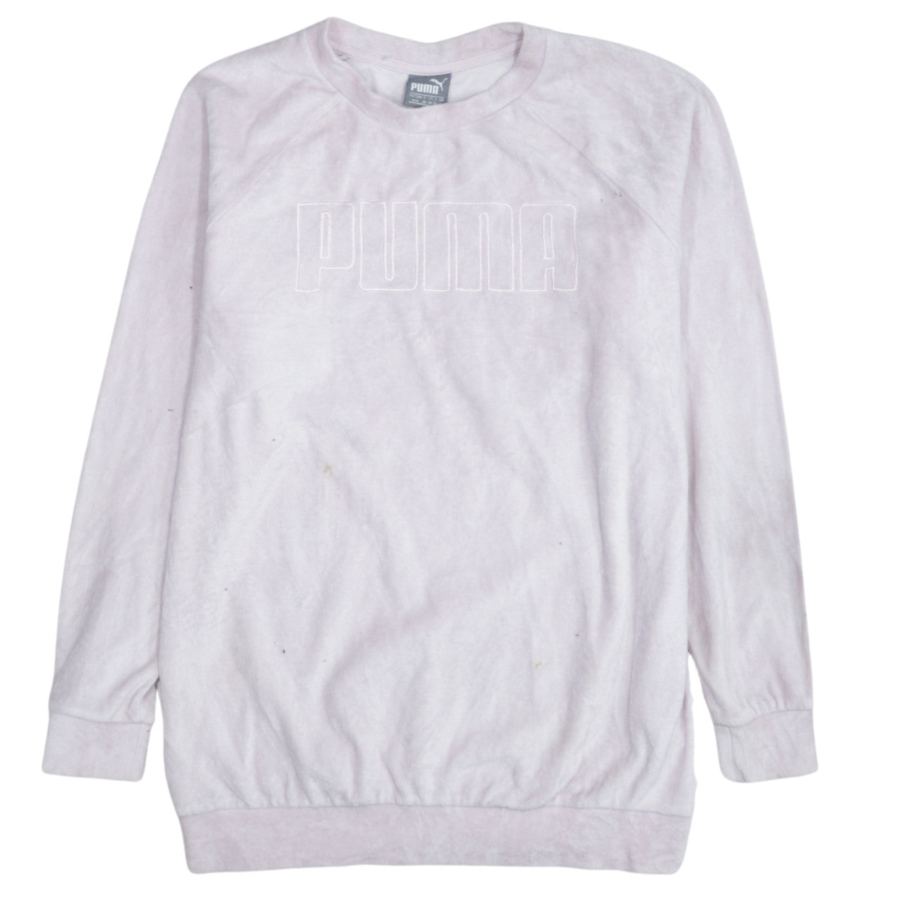 Puma Women's Pink Logo Pullover Sweatshirt Size 12