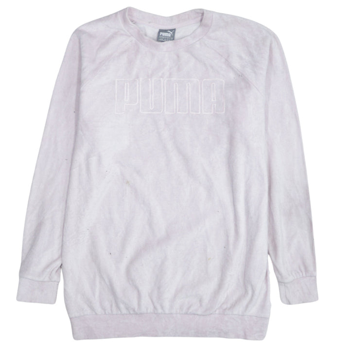 Puma Women's Pink Logo Pullover Sweatshirt Size 12