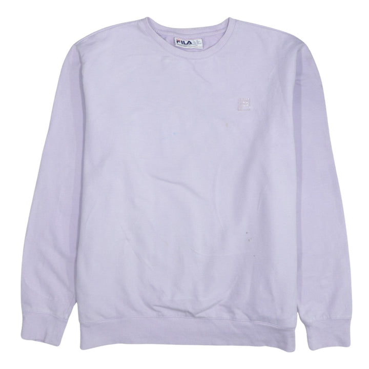 Fila Women’s Lilac Crew Neck Long Sleeve Sweatshirt XL