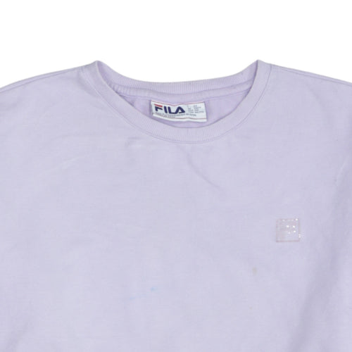 Fila Women’s Lilac Crew Neck Long Sleeve Sweatshirt XL