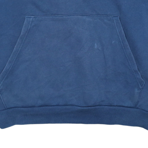 Puma Men's Blue XL Pullover Hoodie with Logo Graphic Print
