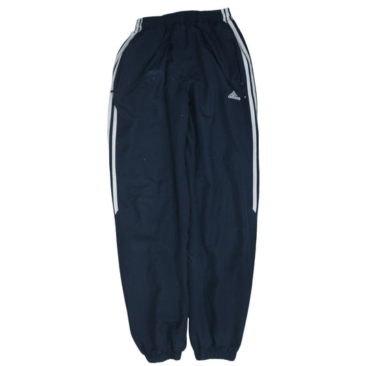 Adidas Men Blue Track Pants M Regular Fit Elastic Waist Activewear