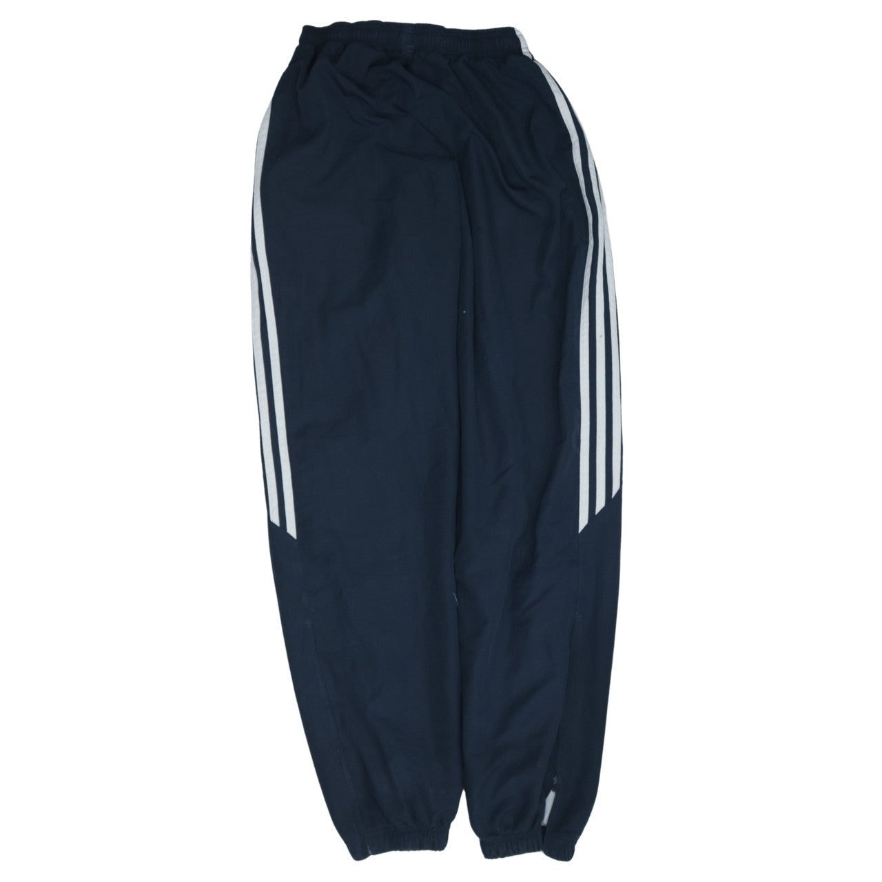 Adidas Men Blue Track Pants M Regular Fit Elastic Waist Activewear
