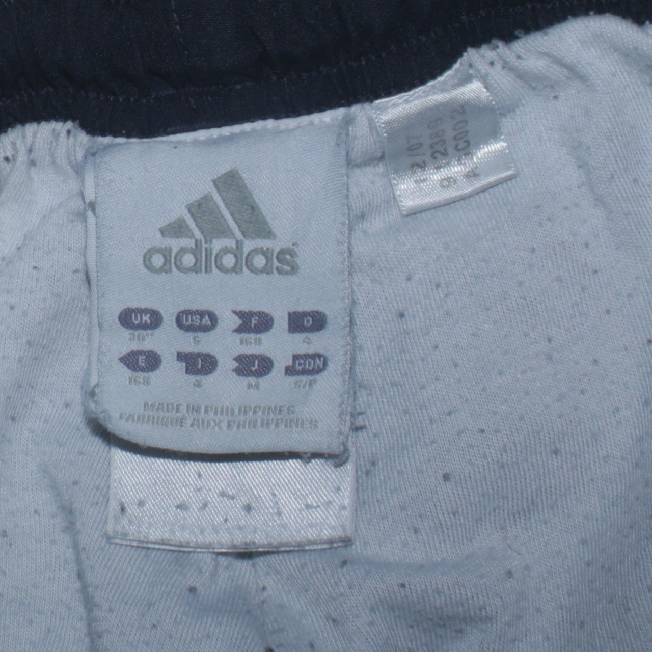 Adidas Men Blue Track Pants M Regular Fit Elastic Waist Activewear