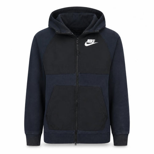 Nike Men's Black XS Full Zip Sports Hoodie with Logo