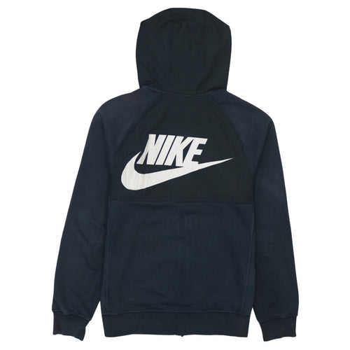 Nike Men's Black XS Full Zip Sports Hoodie with Logo
