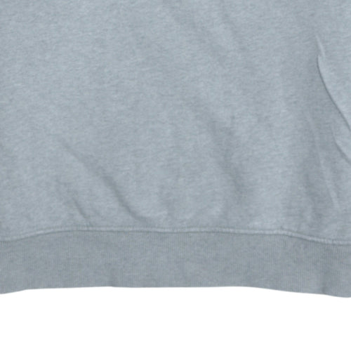 Tommy Jeans Mens Grey Logo Crew Neck Sweatshirt Size M