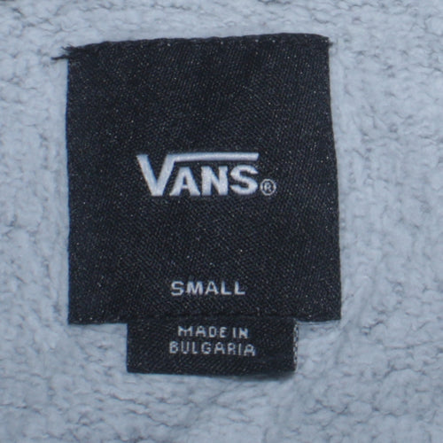 Vans Mens Grey Small Pullover Sweatshirt Crew Neck Logo Skate