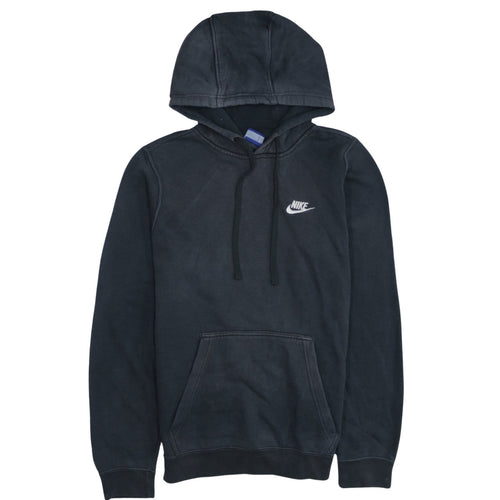 Nike Men's Black XS Pullover Hoodie with Logo and Kangaroo Pocket