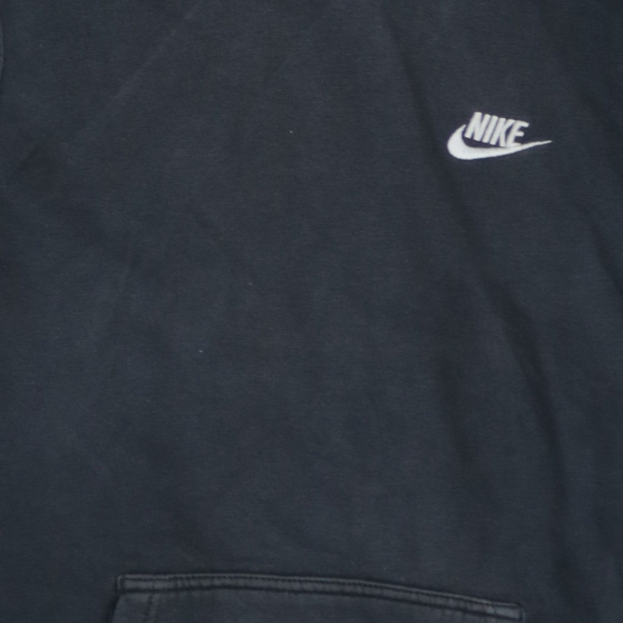 Nike Men's Black XS Pullover Hoodie with Logo and Kangaroo Pocket