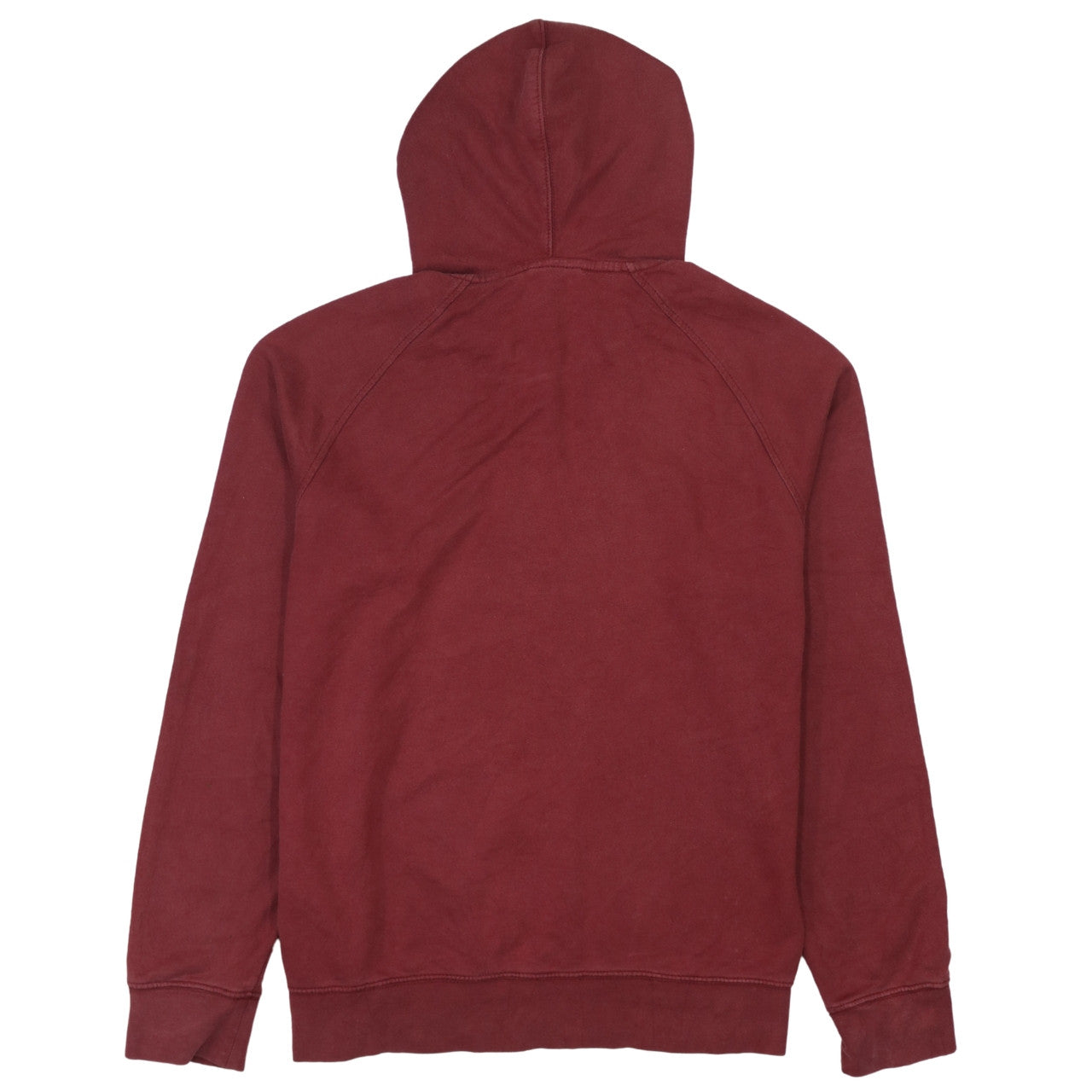 Timberland Men's Red Pullover Hoodie M Graphic Print Fleece