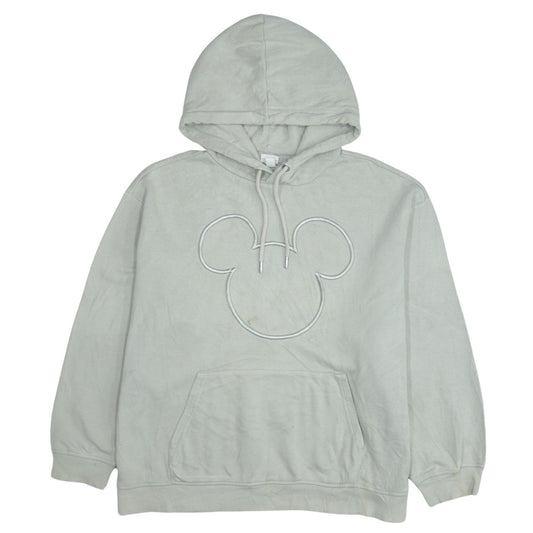 H&M Women’s Beige Disney Mickey Hoodie Size L Pullover Sweatshirt