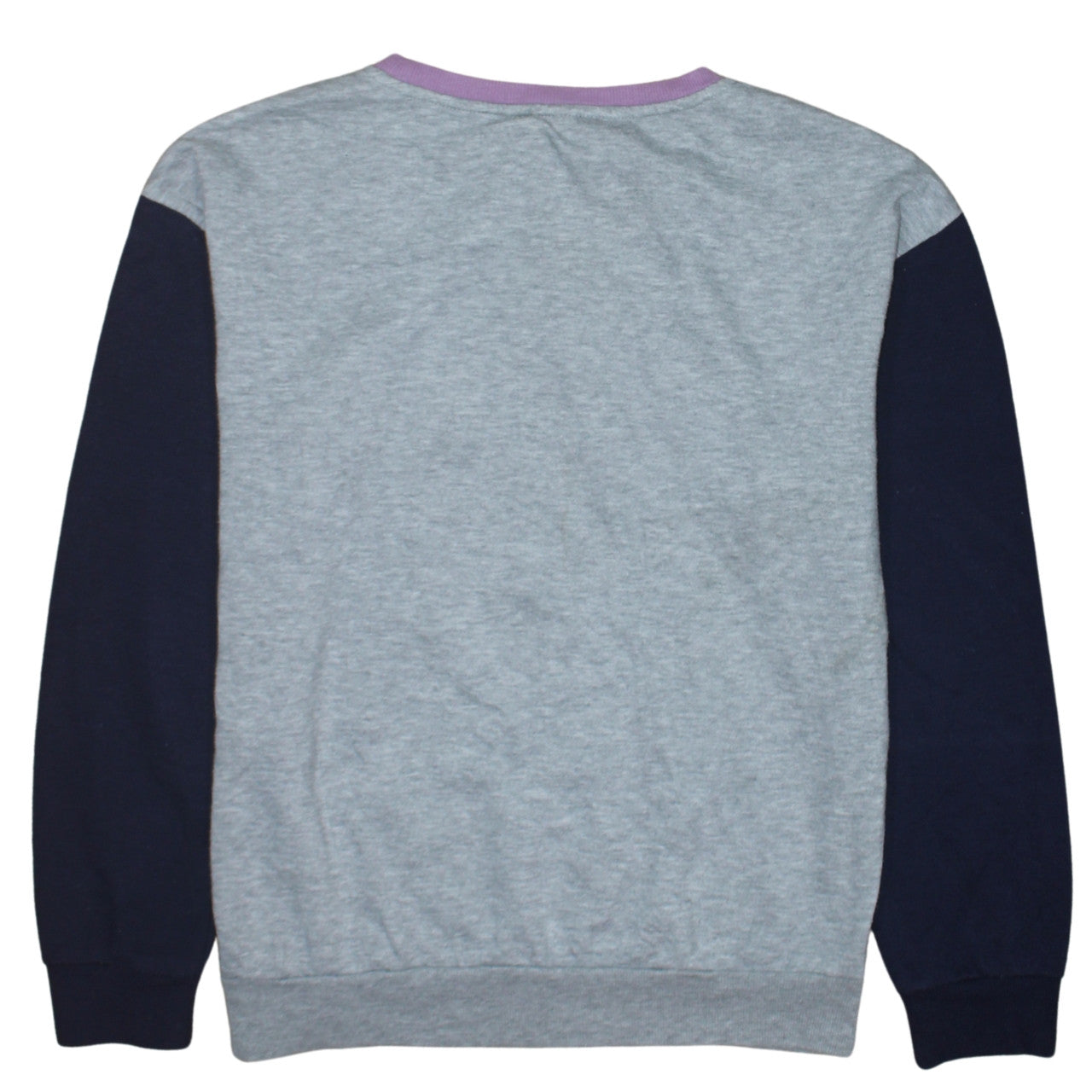 Disney Women’s Grey Stitch Sweatshirt Size M 12/14 Crew Neck
