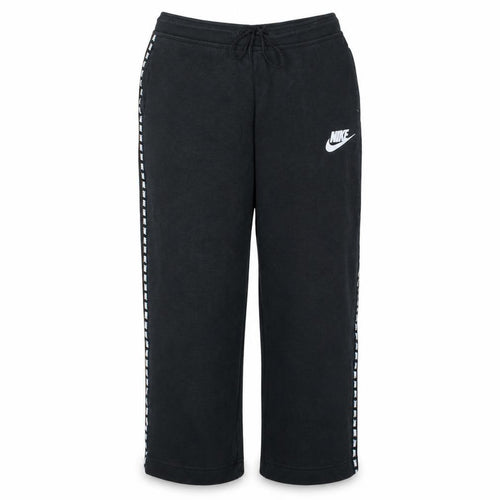 Nike Women’s Black M Track Pants with Side Stripe Drawstring Waist