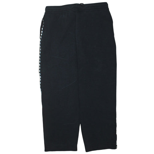 Nike Women’s Black M Track Pants with Side Stripe Drawstring Waist