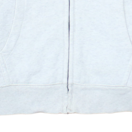 GAP Mens Grey XS Full Zip Fleece Hoodie with Logo