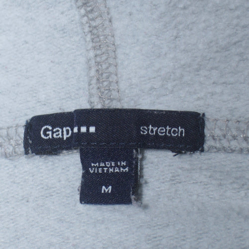 GAP Mens Grey Pullover Hoodie M Stretch Cotton Blend