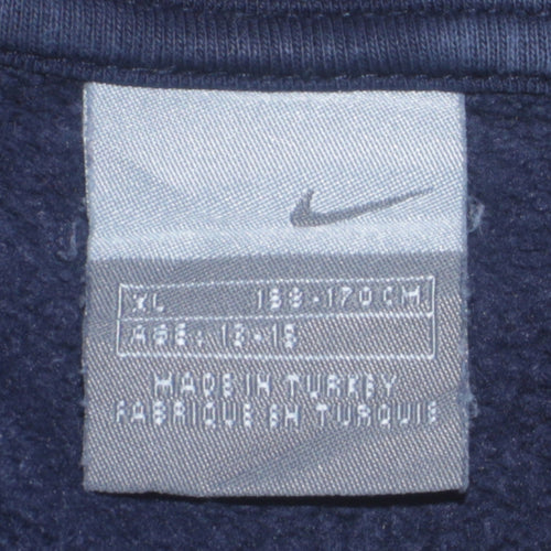 Nike Boys Blue XL Pullover Fleece Sweatshirt with Logo