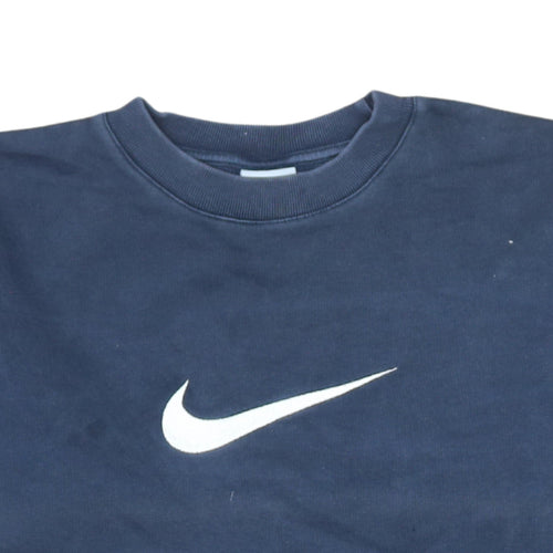Nike Boys Blue XL Pullover Fleece Sweatshirt with Logo