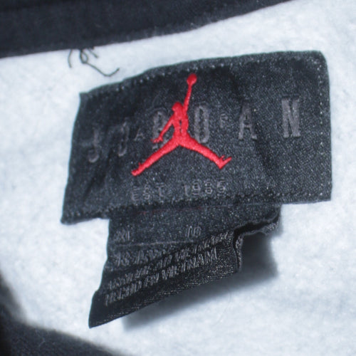 Jordan Boys Grey XL Pullover Hoodie with Logo Graphic Print