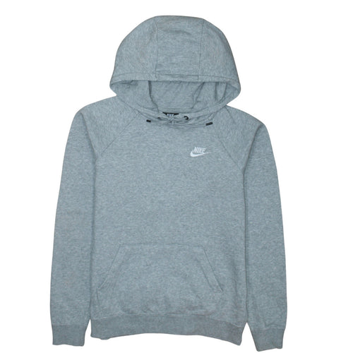 Nike Womens Grey Pullover Hoodie XS Cotton Blend Sweatshirt