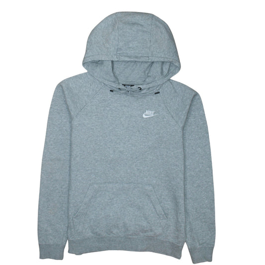 Nike Womens Grey Pullover Hoodie XS Cotton Blend Sweatshirt