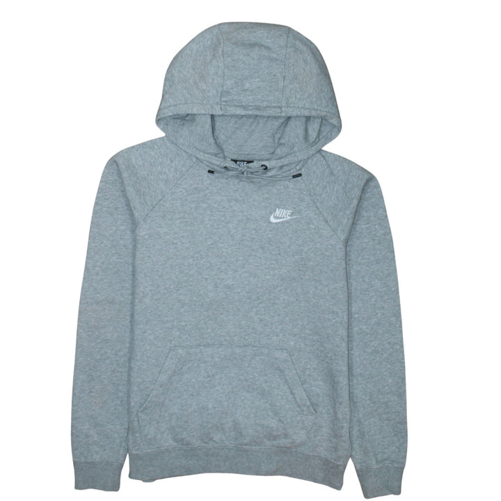 Nike Womens Grey Pullover Hoodie XS Cotton Blend Sweatshirt