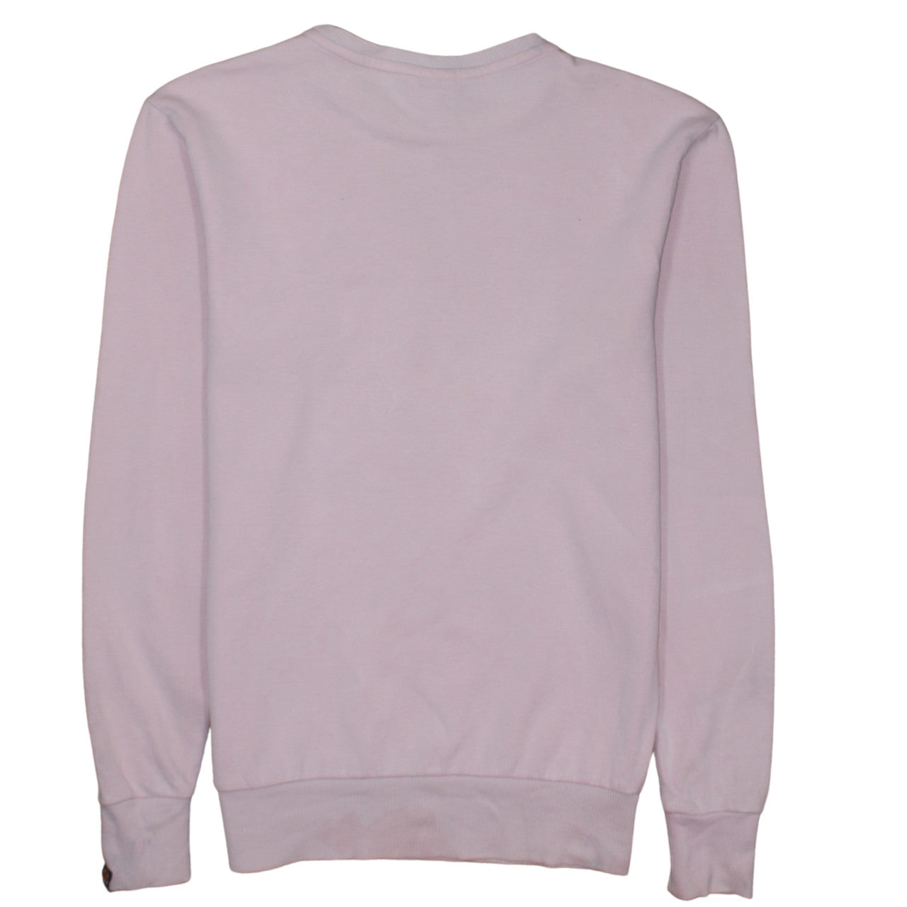 Ellesse Mens Pink Crew Neck Sweatshirt Size S Cotton Blend