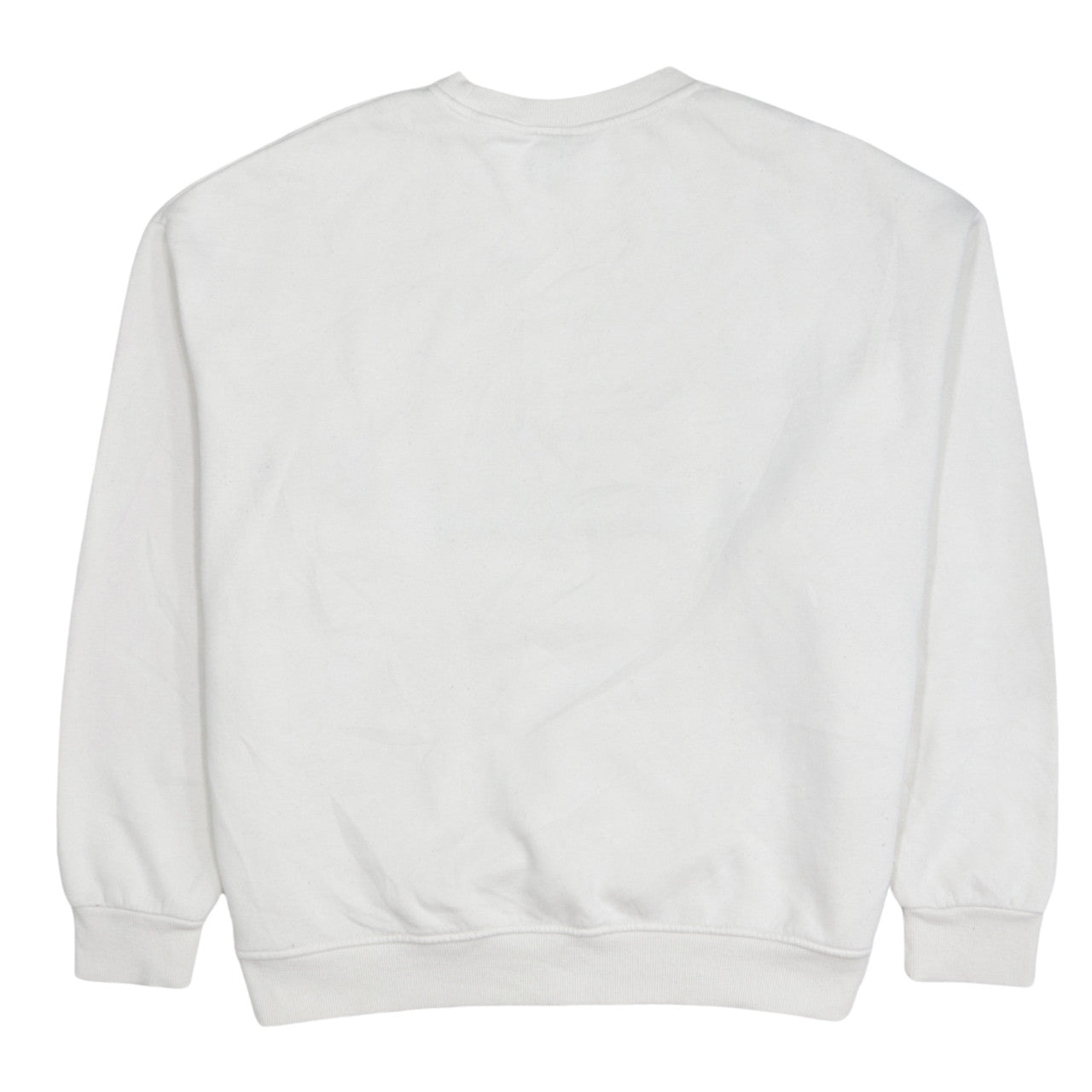 Primark NFL Women White Medium Pullover Sweatshirt Jets Graphic Print