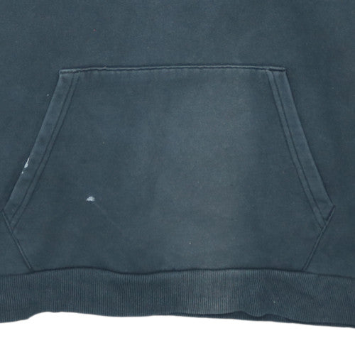 Puma Men’s Black Pullover Hoodie Small Regular Fit Logo Fleece