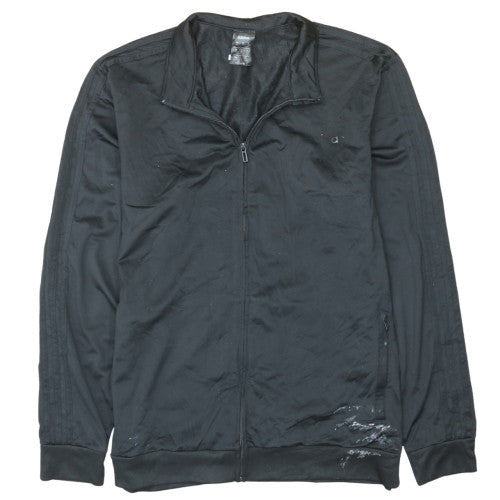 Adidas Men's Black XL Track Jacket Full Zip Athletic Style