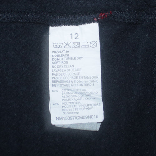 Levi's Boys Black Logo Crew Neck Pullover Sweatshirt Size 12 Years