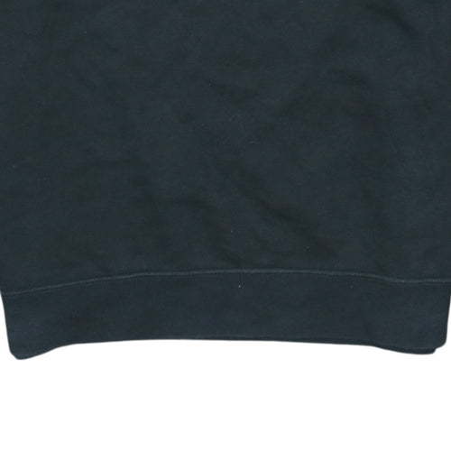 Nike Womens Black XS Pullover Sweatshirt Crew Neck Logo Print