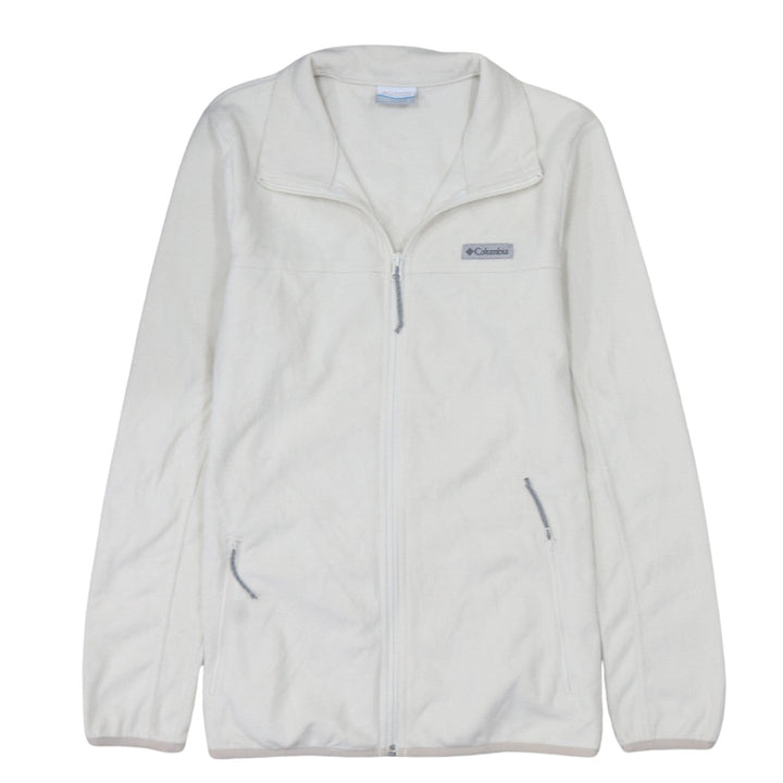 Columbia Men's Ivory Fleece Full Zip Jacket Size L Outdoor Activewear