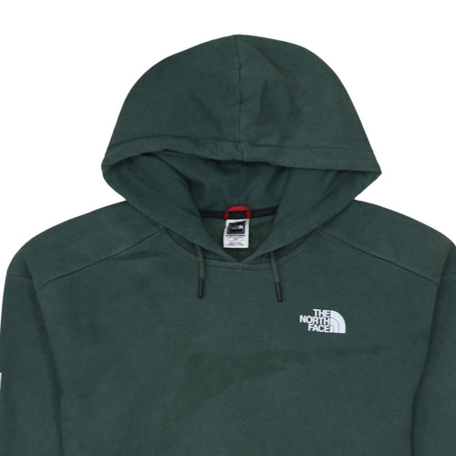 The North Face Womens Green Pullover Hoodie Size M Graphic Print