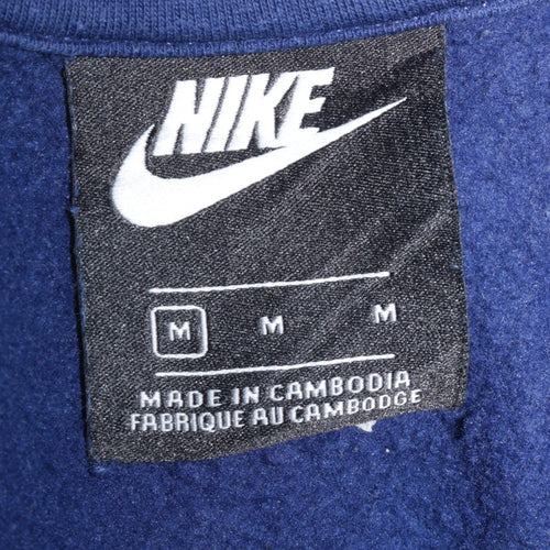 Nike Men's Blue M Track Jacket Full Zip Fleece Activewear