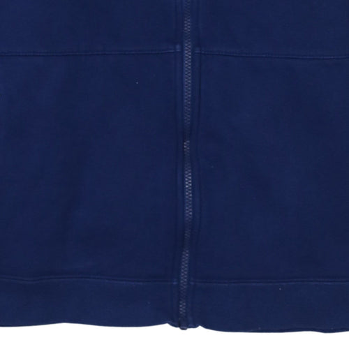 Nike Men's Blue M Track Jacket Full Zip Fleece Activewear