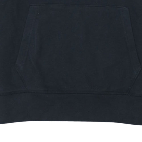 Levi's Womens Black Pullover Hoodie Medium Cotton Logo Design