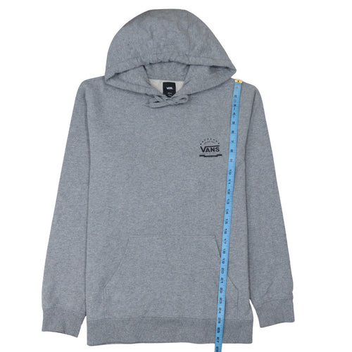 Vans Men’s Grey Pullover Hoodie Medium Regular Fit Logo Skate Style