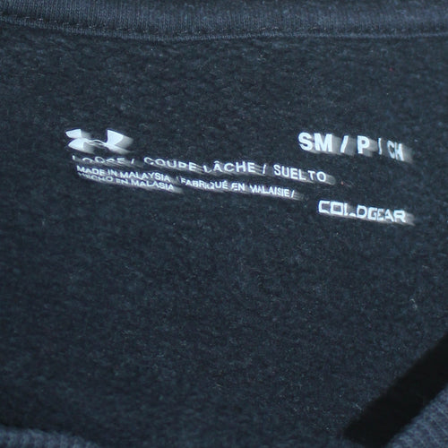 Under Armour Men's Black Small Pullover Fleece Sweatshirt