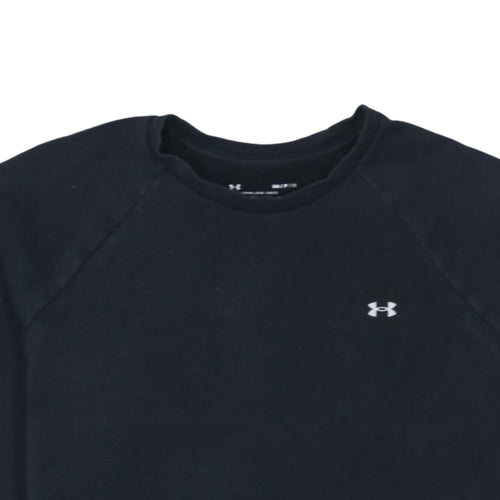 Under Armour Men's Black Small Pullover Fleece Sweatshirt