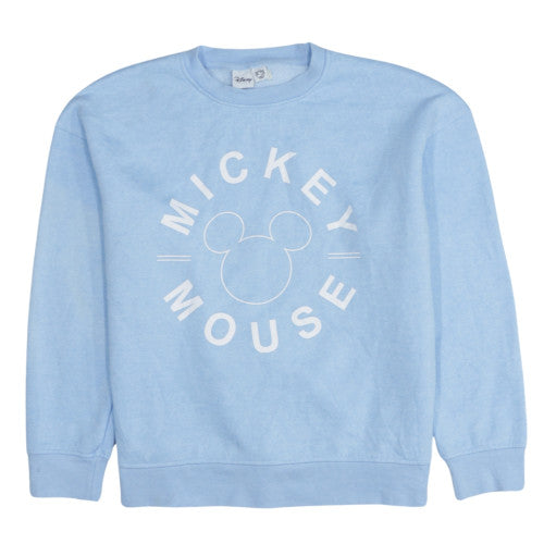 Disney Women’s Blue Mickey Mouse Sweatshirt Size S