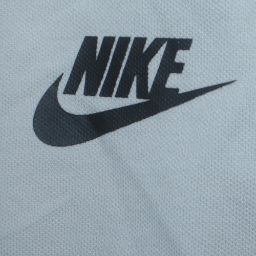 Nike Men's Blue Colourblock Short Sleeve Polo Shirt Size S