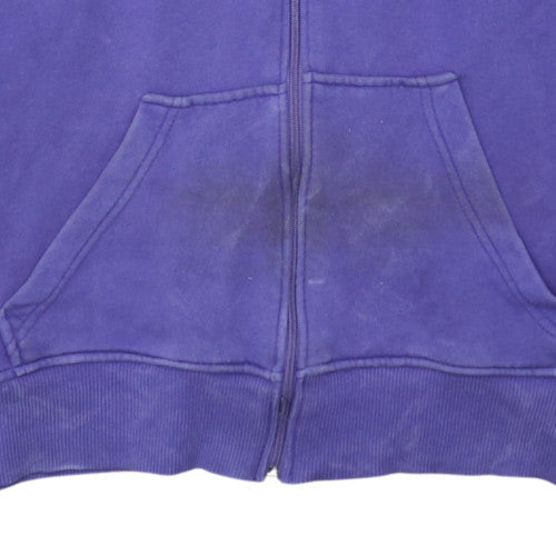 Nike Men's Purple Full Zip Hoodie L Sports Fleece Sweatshirt