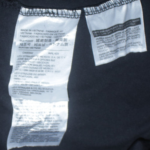 Levi's Men's Black Graphic Sleeveless Cotton Tee M