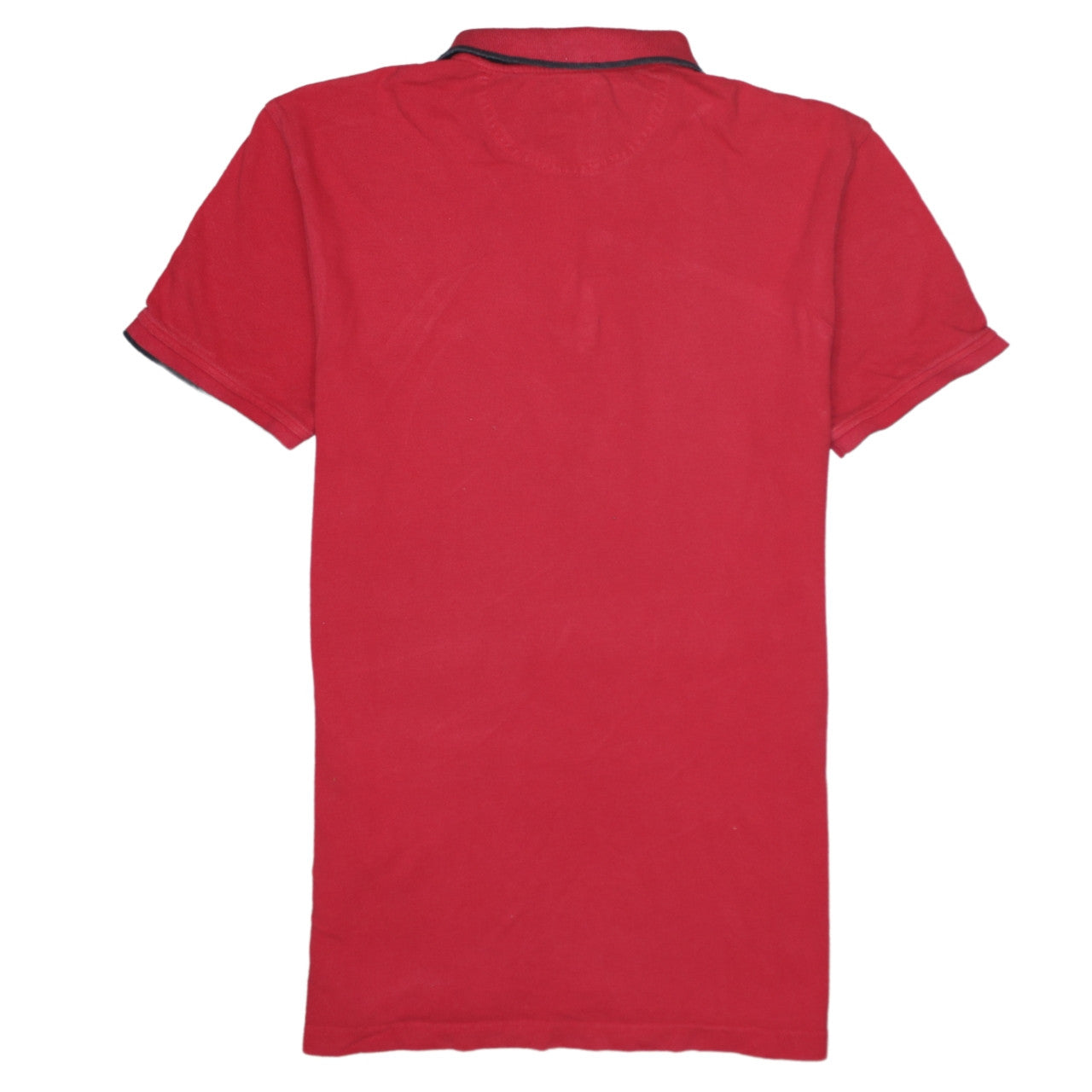 Levi's Men's Red Cotton Short Sleeve Polo Shirt Size L
