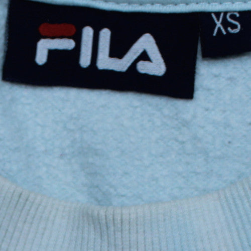 Fila Men's Blue XS Pullover Crew Neck Logo Sweatshirt