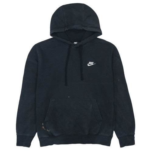 Nike Men's Black Pullover Hoodie M Regular Fit Logo Sportswear