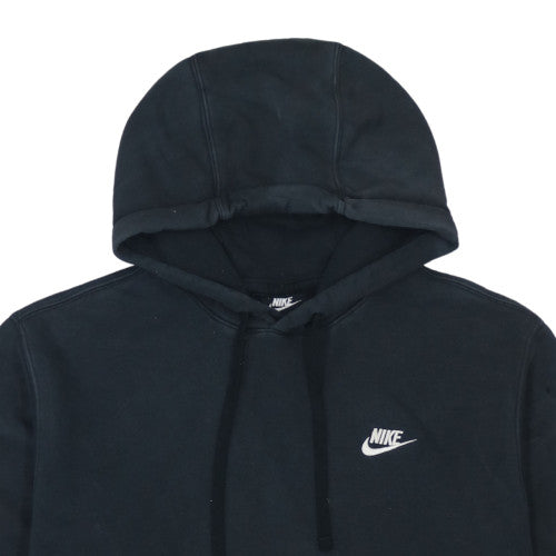 Nike Men's Black Pullover Hoodie M Regular Fit Logo Sportswear