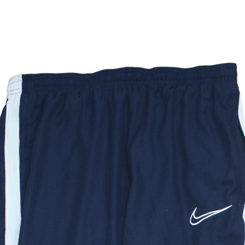 Nike Men's Blue Dri-FIT Track Pants M Moisture Wicking Athletic Trousers